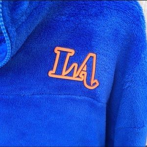 Forever 21 blue & orange Sherpa